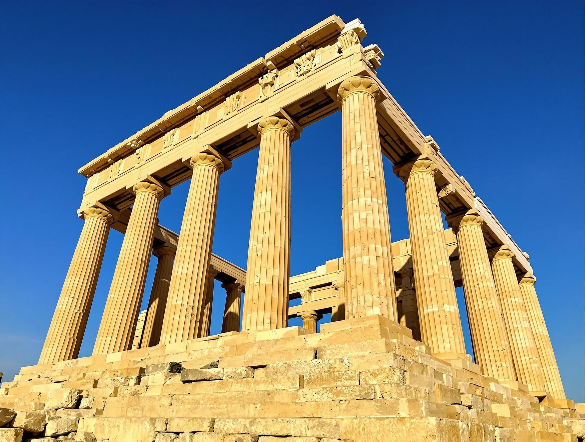 Concordia-templet i Tempeldalen, Agrigento, ett av de bäst bevarade grekiska doriska templen i världen