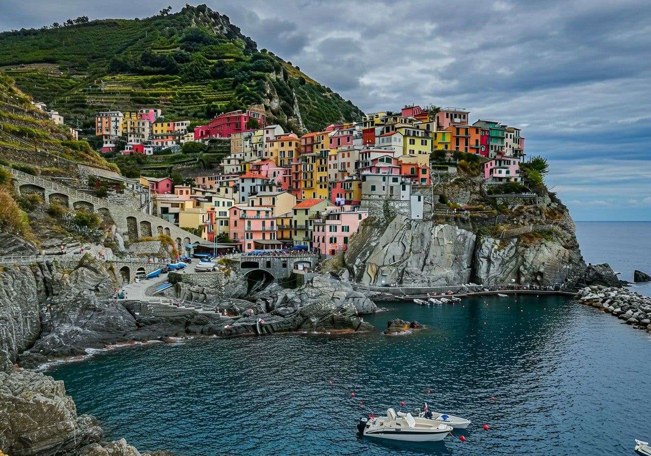 Corniglia på klippan