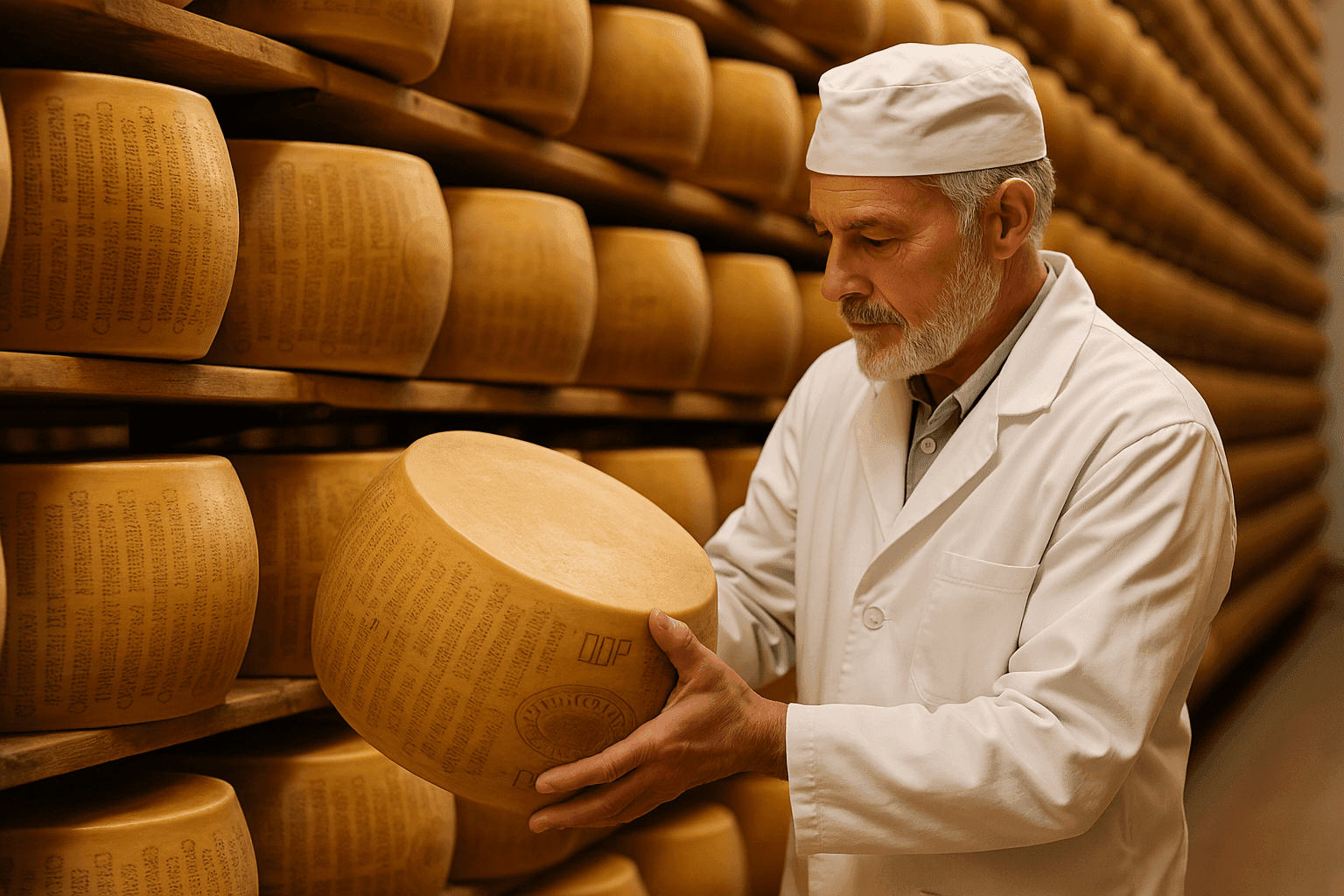 Emilia-Romagna - Parmigiano Reggiano produktion