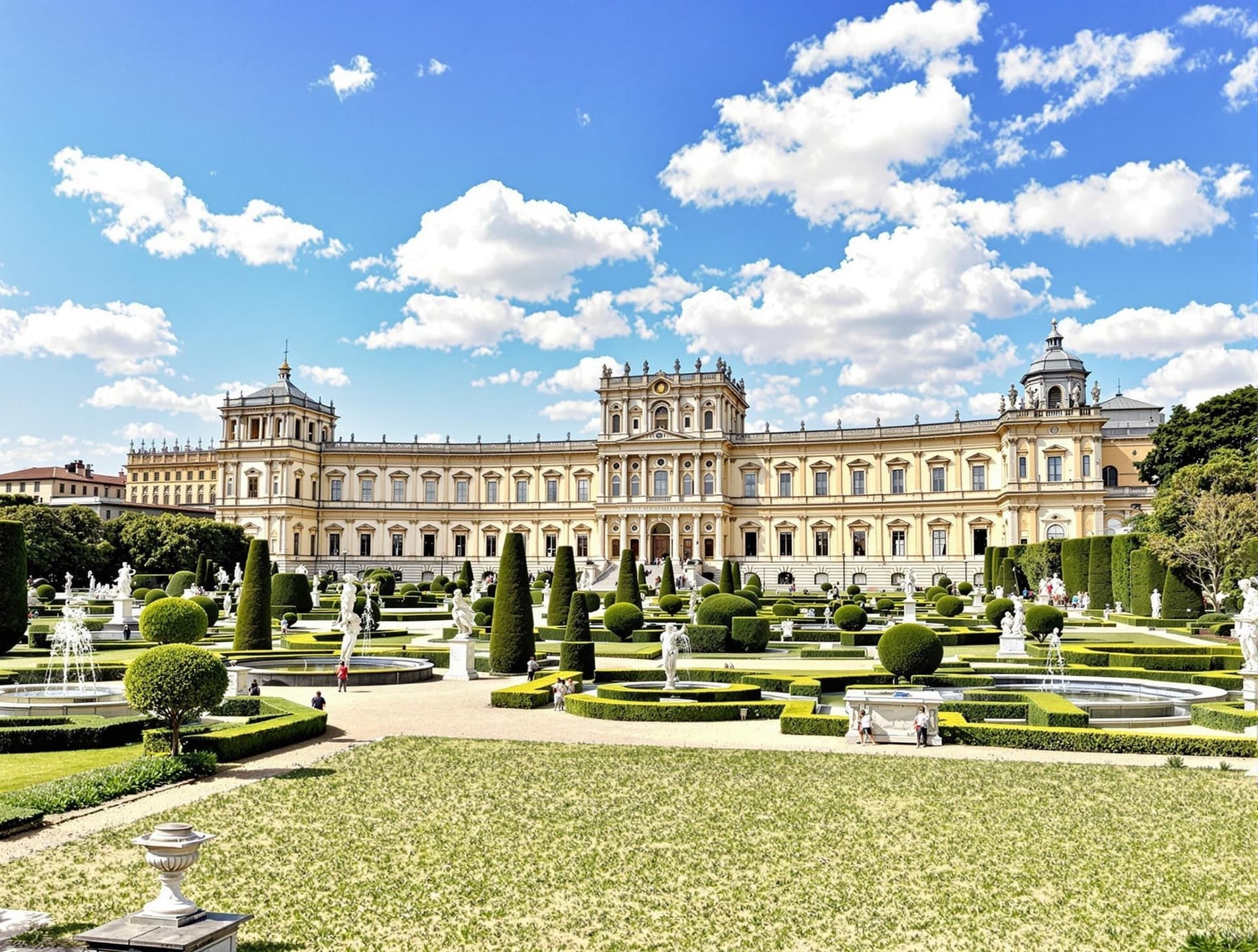 Palazzo Pitti och Boboliträdgårdarna i Florens