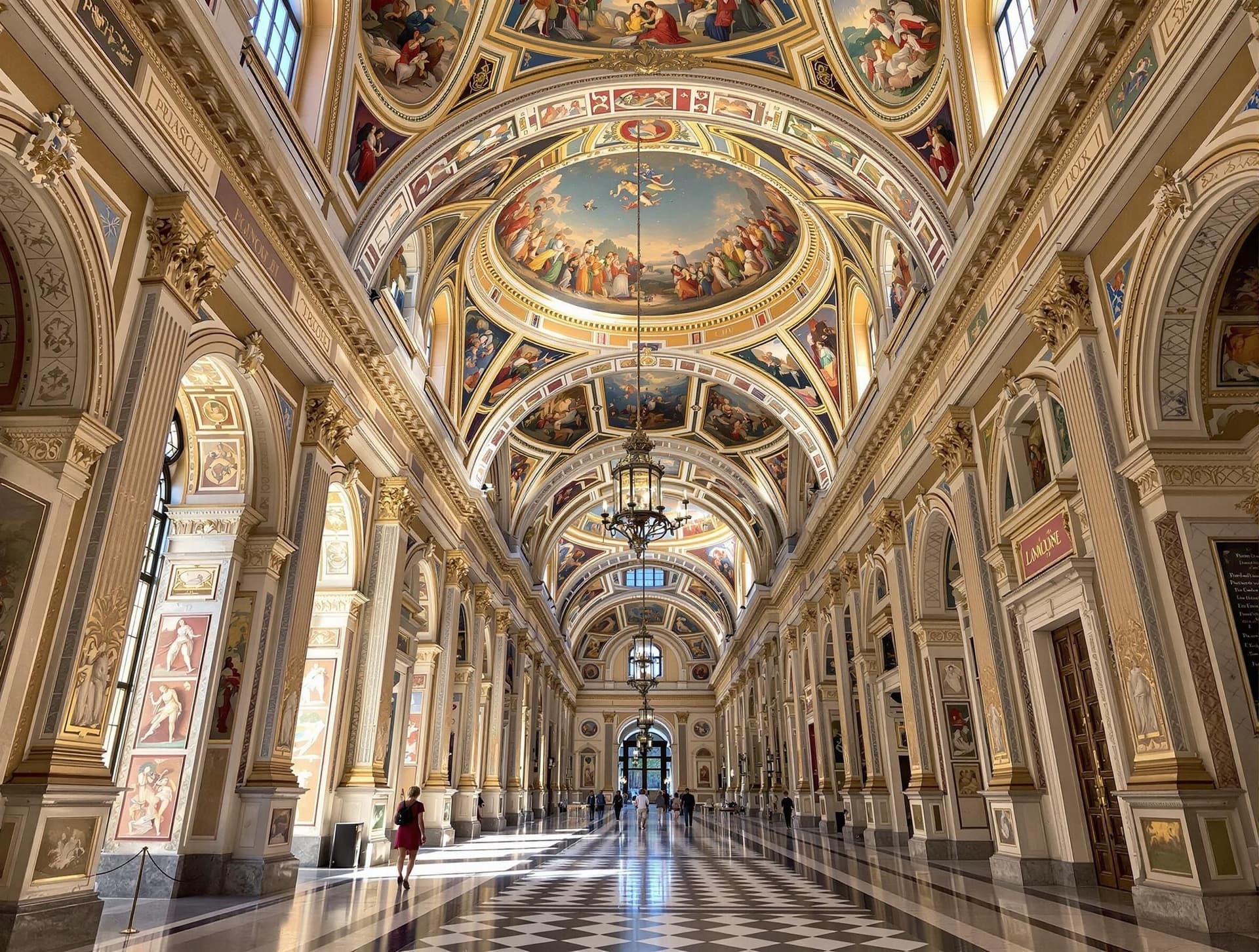 Palazzi dei Rolli i Genua, Italien, magnifika renässanspalats längs Via Garibaldi, UNESCO-världsarv