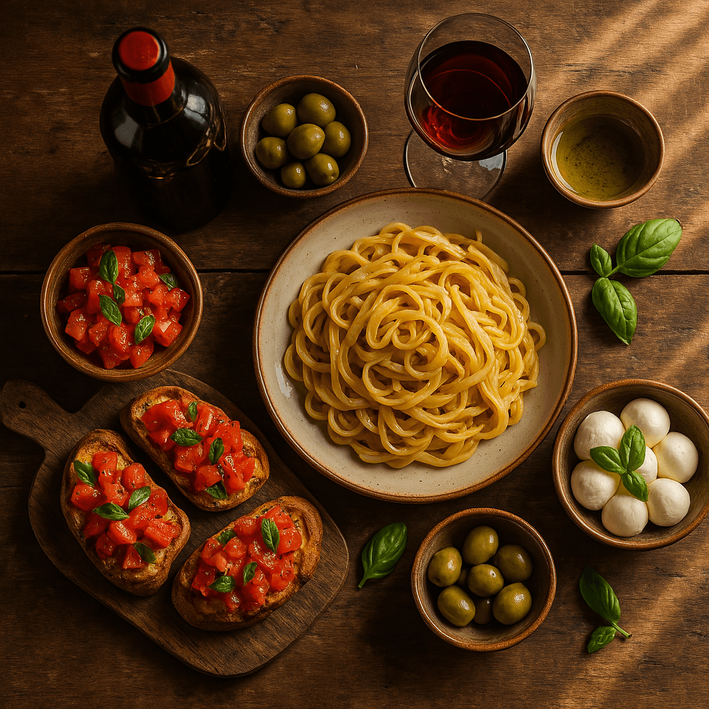 Traditionell italiensk mat