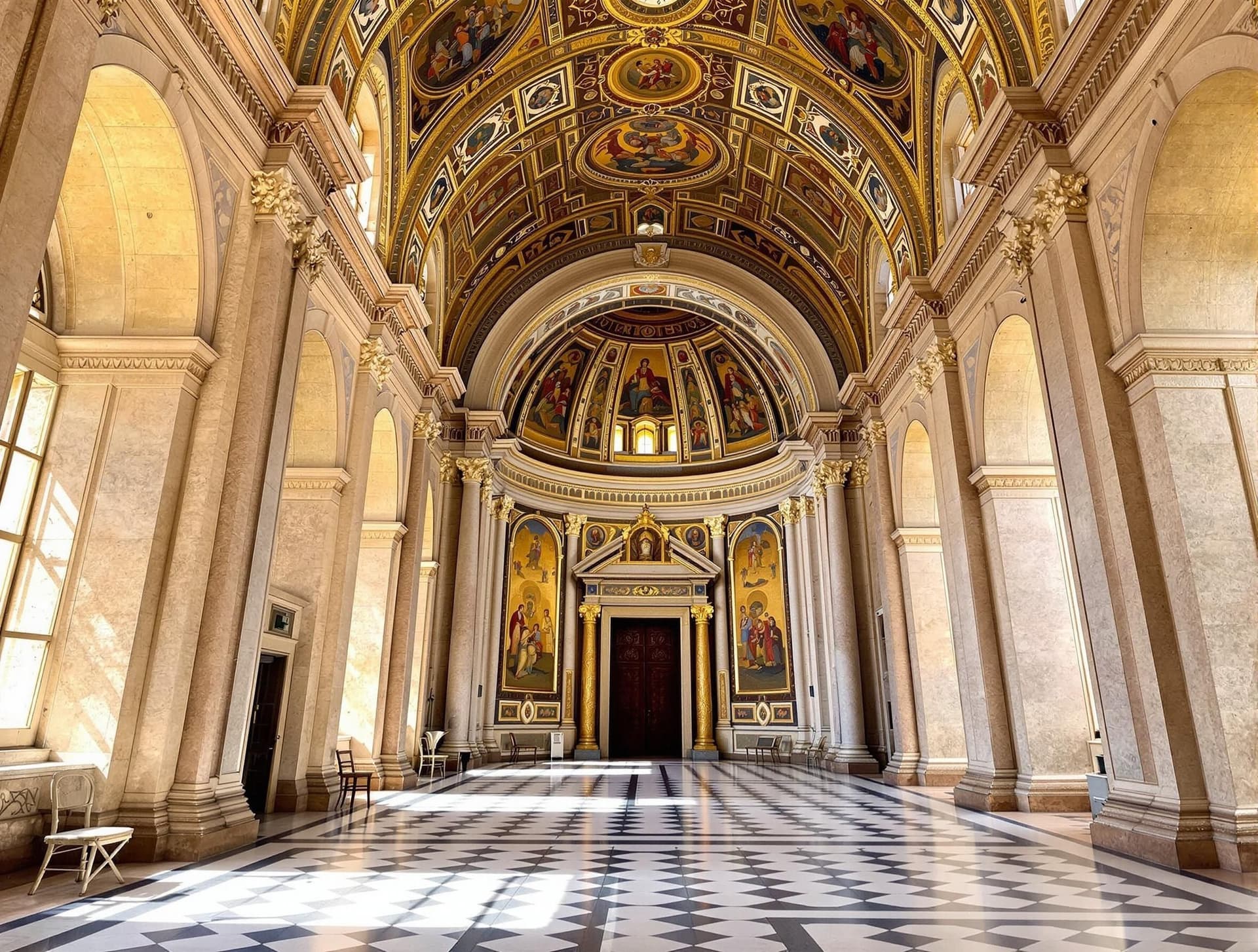 Palazzo dei Normanni i Palermo, Sicilien, Italien, det normandiska palatset med sin imponerande fasad
