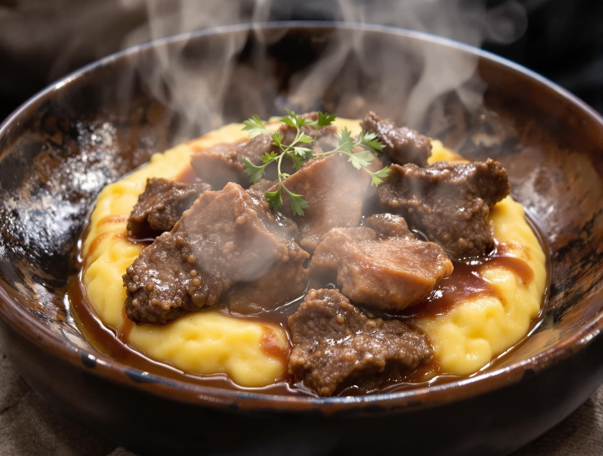 Brasato al Barolo, mört oxkött långkokt i Barolo-vin