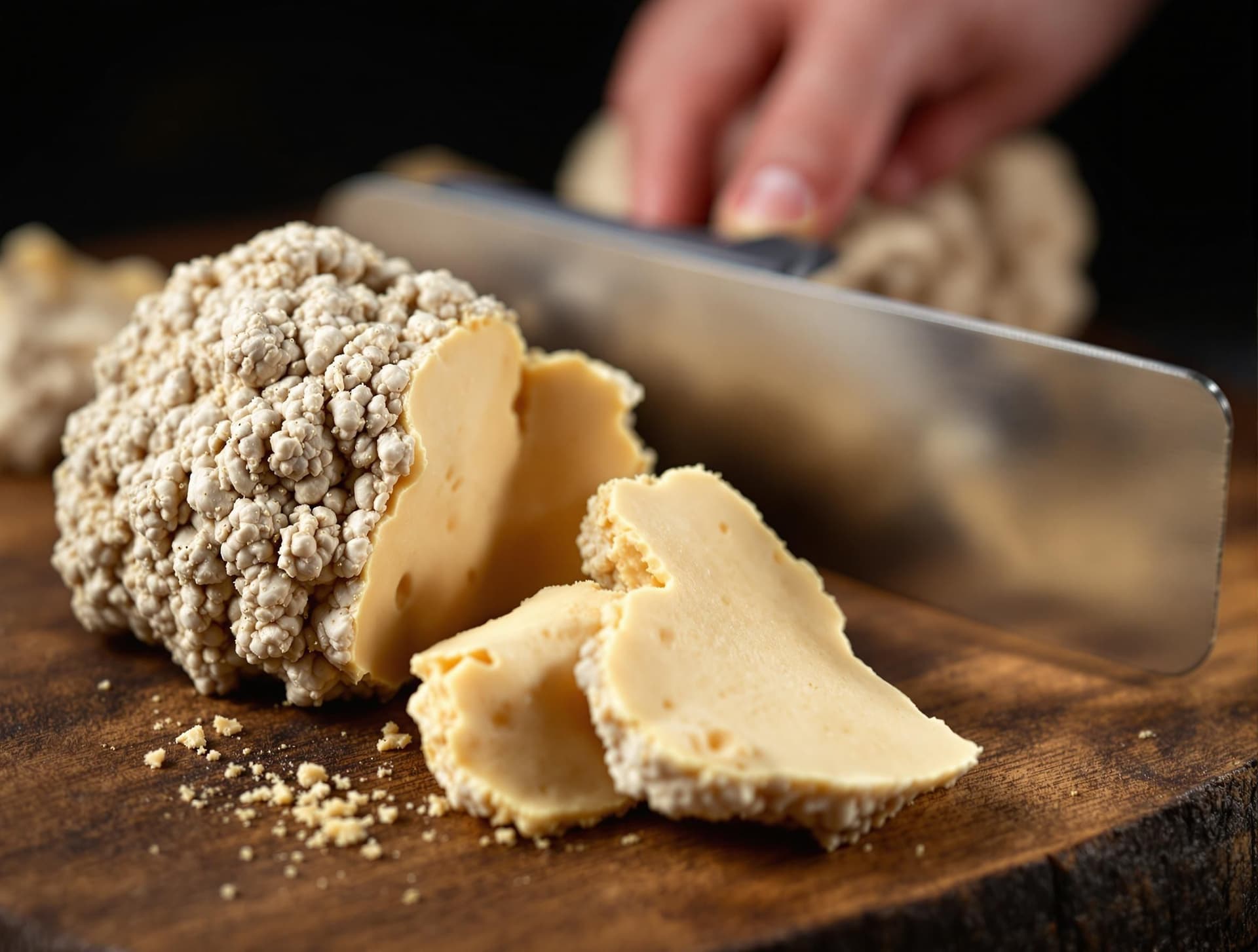 Alba med vit tryffel (tartufo bianco) och höstliga vingårdar