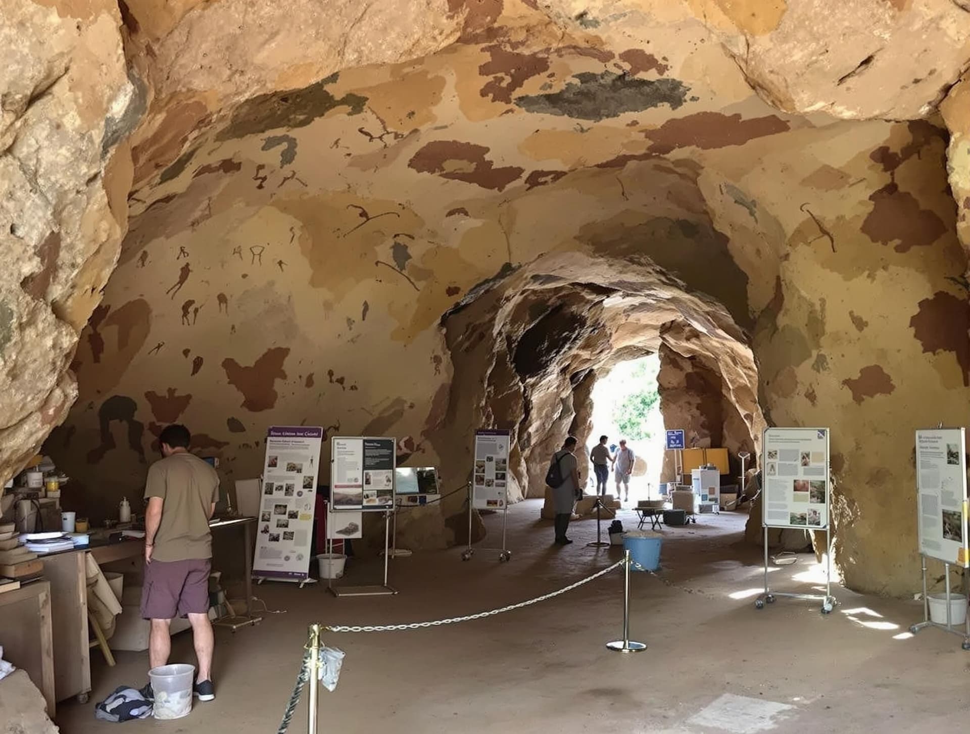 Fumane Cave i Valpolicella, en arkeologisk plats med 35 000 år gamla grottmålningar