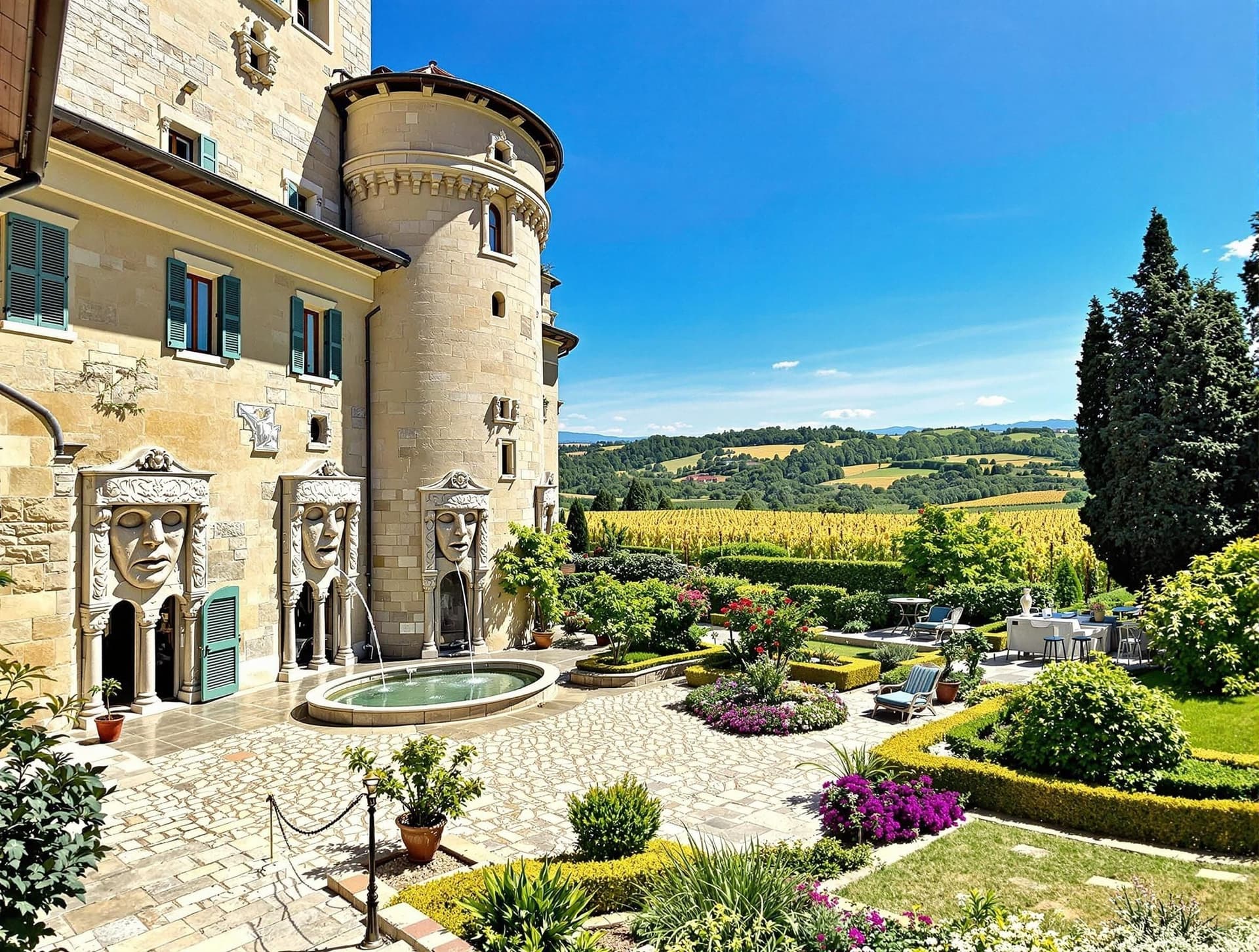 Villa della Torre i Valpolicella, en magnifik renässansvilla från 1500-talet med unik arkitektur
