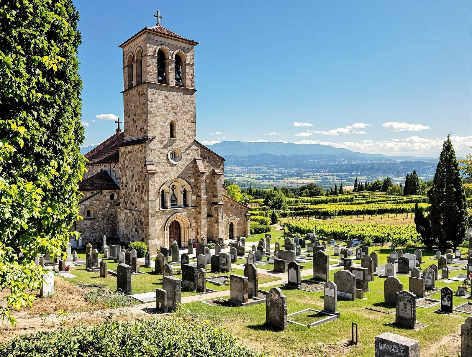Pieve di San Floriano i Valpolicella, en vacker romansk kyrka från 1100-talet med imponerande klockstapel