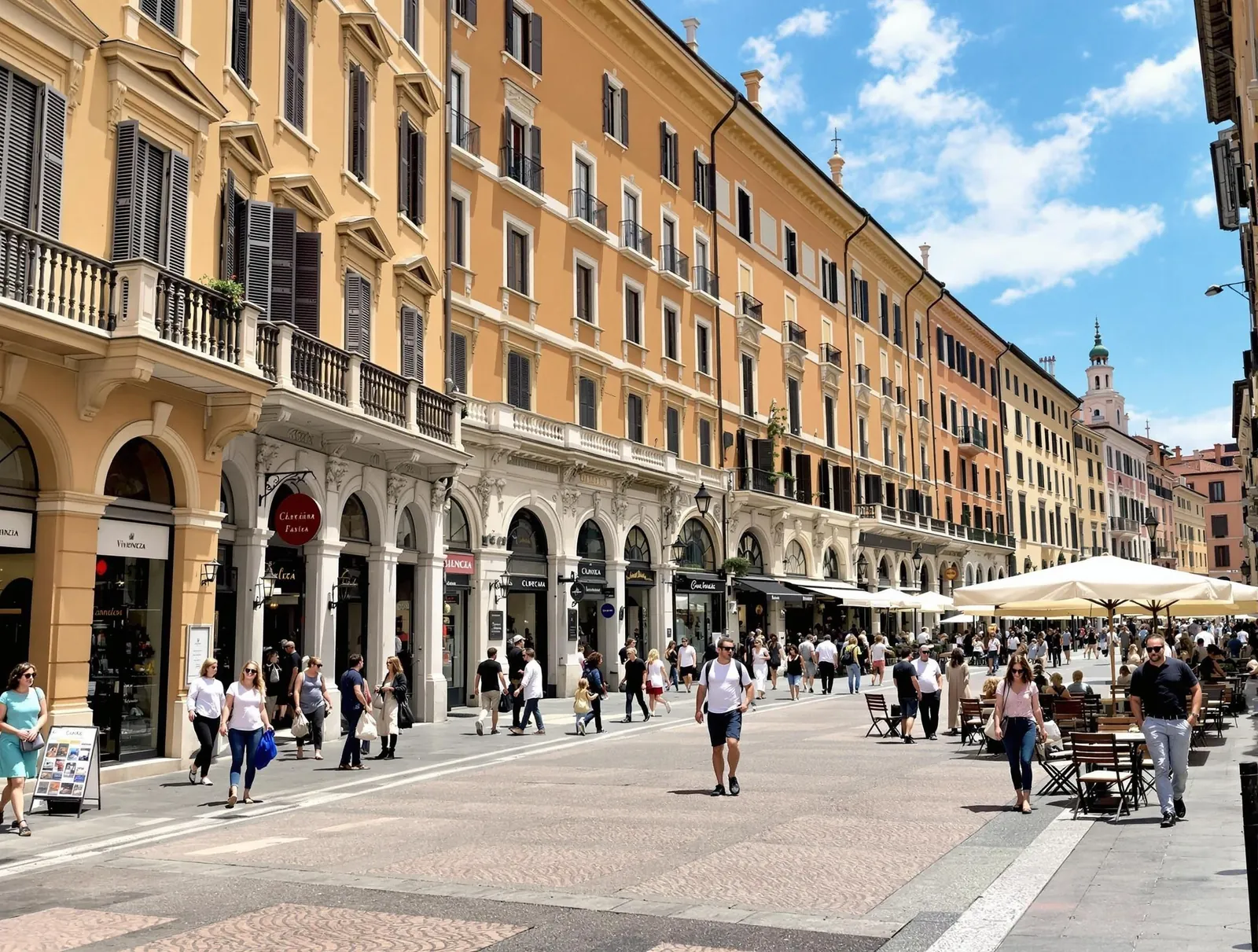 Historiska byggnader i Vicenza designade av Andrea Palladio