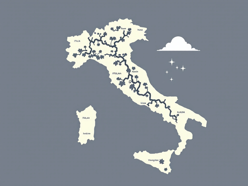 Vinregioner i Italien